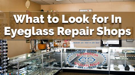 local eyeglass repair shop